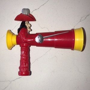 Vintage McDonald’s Peter Pan Captain Hook Telescope Spy Glass Toy